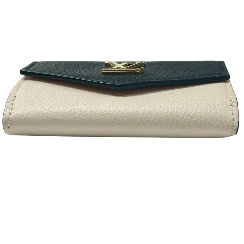 Louis Vuitton Portefeuille Rock Mini Tri-fold Compact Wallet - Beige x Black