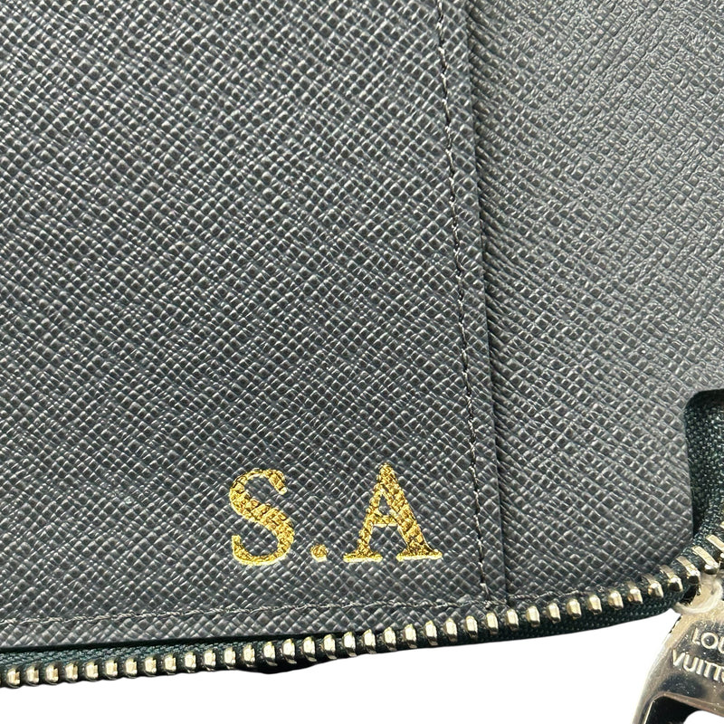 Louis Vuitton Epi Zippy Organizer Long Wallet - Blue Black 