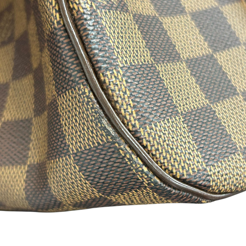 Louis Vuitton Damier Rivera MM Handbag - Dark Brown 