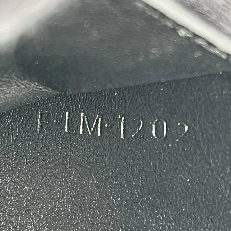 CELINE Triomphe Calfskin Compact Wallet - Black 