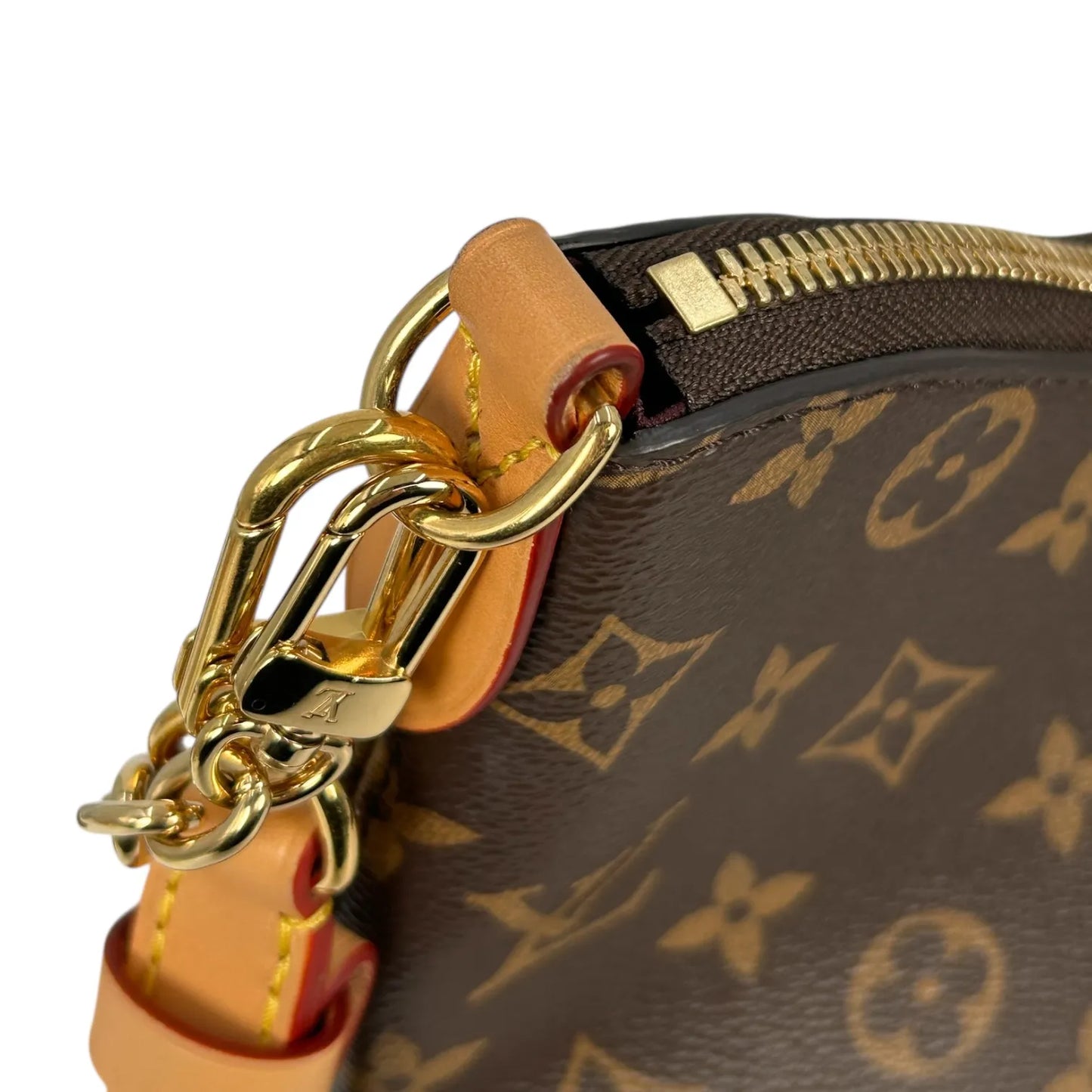 LOUIS VUITTON ナノ ブローニュ モノグラムキャンバス ショルダーバッグ - ブラウン