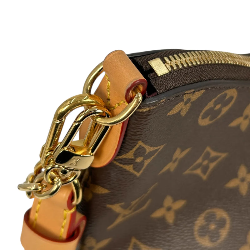 LOUIS VUITTON ナノ ブローニュ モノグラムキャンバス ショルダーバッグ - ブラウン