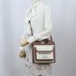 BURBERRY Mini Pocket Cotton Handbag/Shoulder Bag - White 