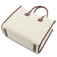 BURBERRY Horseferry House Canvas Tote Bag - White 