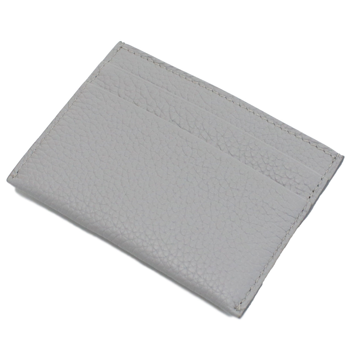 BURBERRY TB Logo Leather Card Case - Grey 