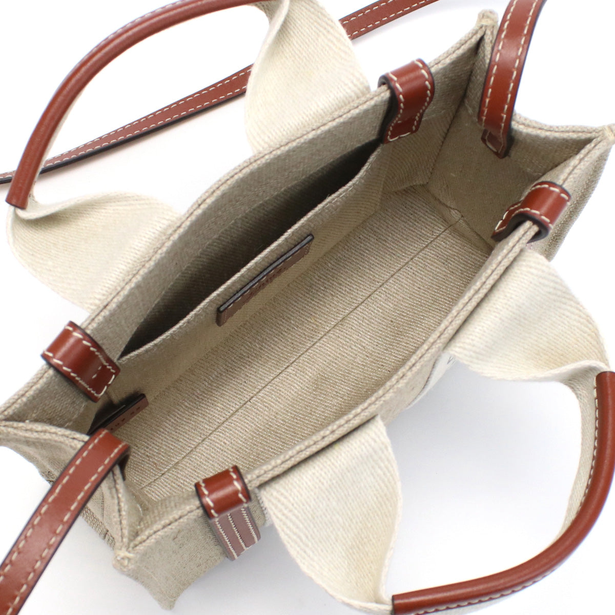 Chloe ウッディ ミニ トートバッグ ショルダーバッグ - ブラウン