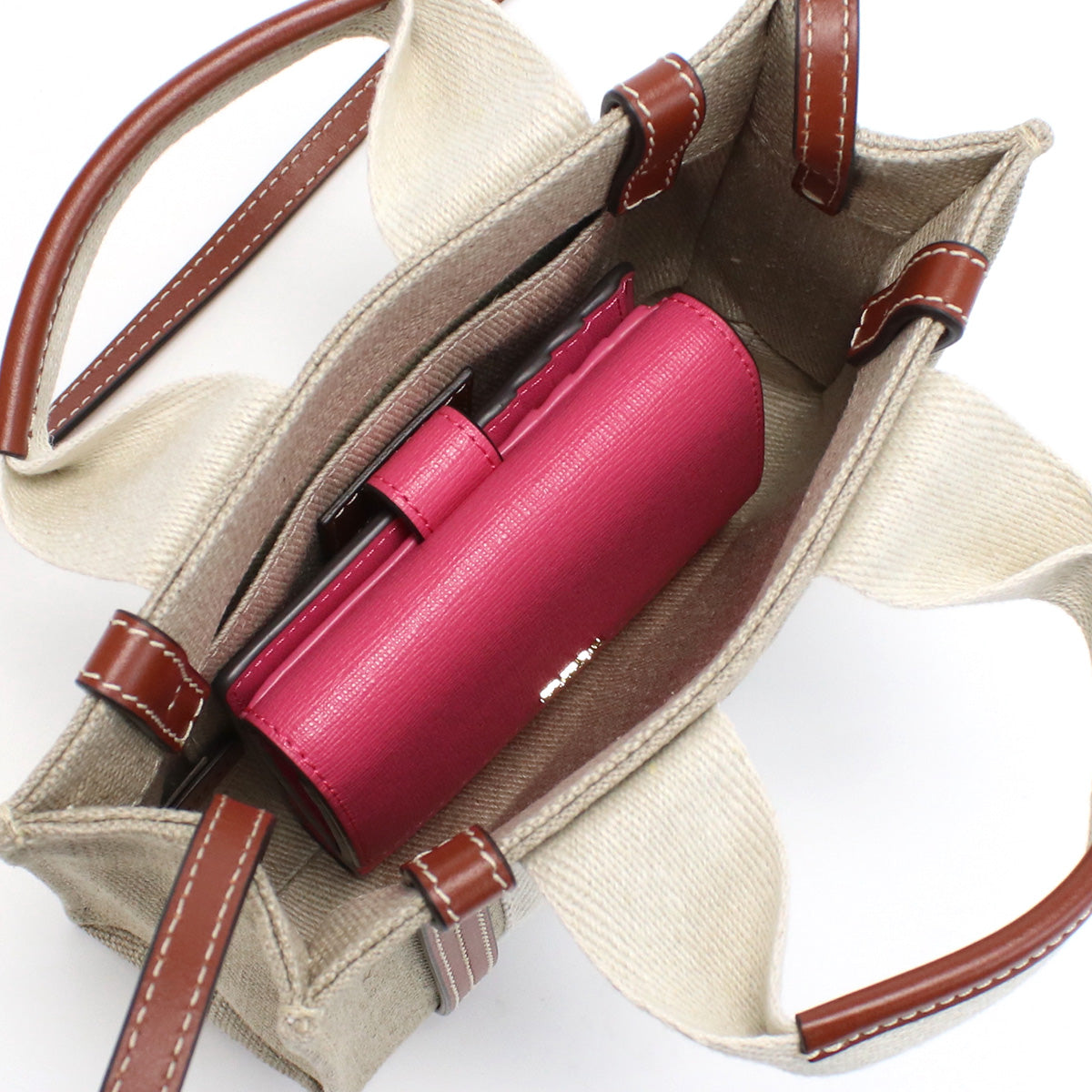 Chloe ウッディ ミニ トートバッグ ショルダーバッグ - ブラウン