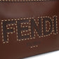 FENDI サンシャイン ミディアム トートバッグ ショルダーバッグ - ダークブラウン