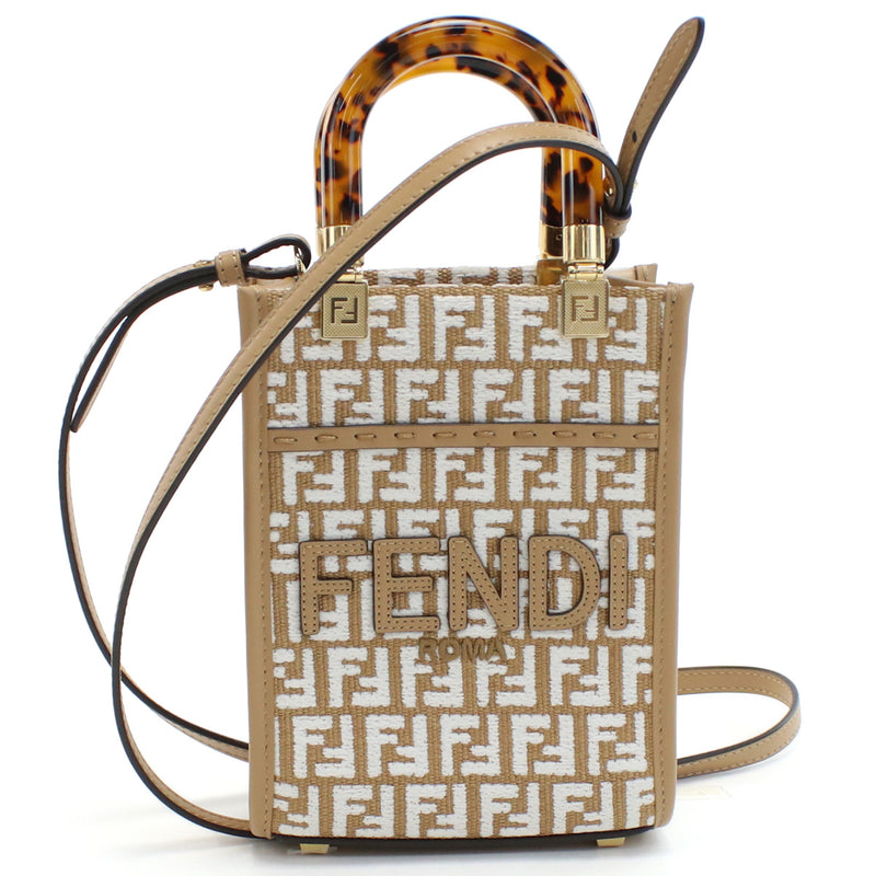 FENDI サンシャイン ショッパー ハンドバッグ - ブラウン