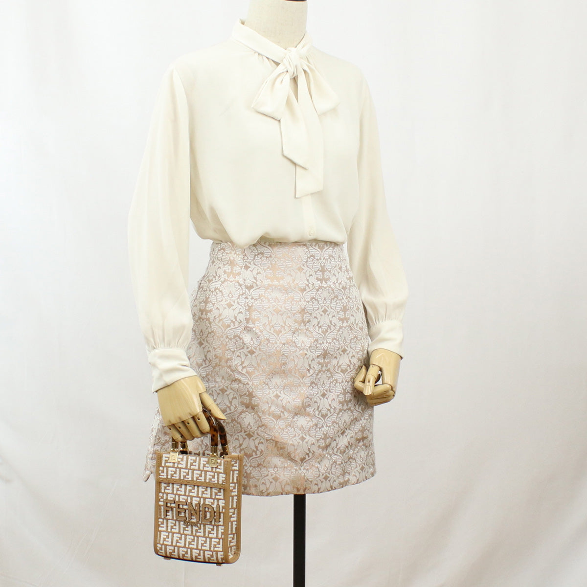 FENDI サンシャイン ショッパー ハンドバッグ - ブラウン