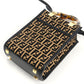 FENDI Sunshine Shopper Handbag - Dark Brown 