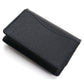 FERRAGAMO Gancini Leather Clip Card Case - Black 