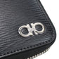 FERRAGAMO Gancini Calfskin Card Case - Black 
