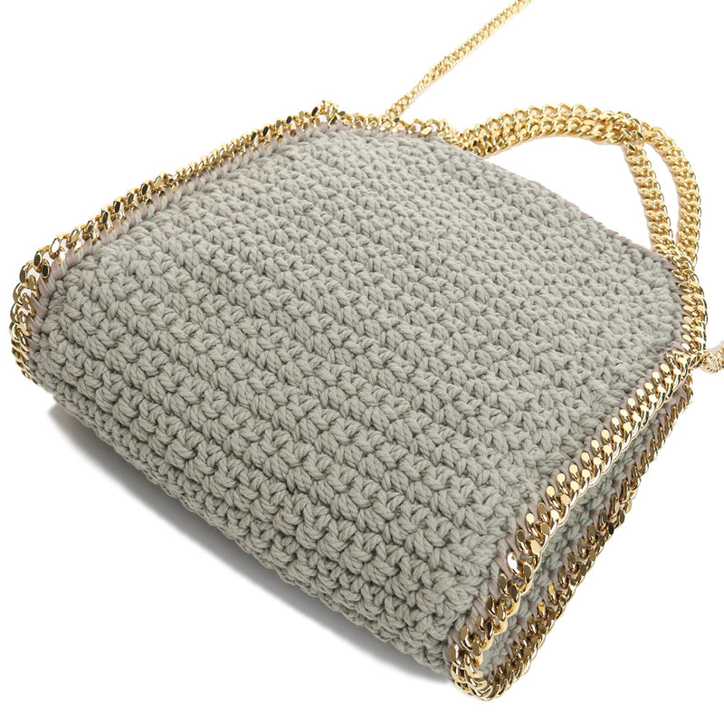 Stella McCartney Falabella Cotton Chain Tote Bag - Grey 