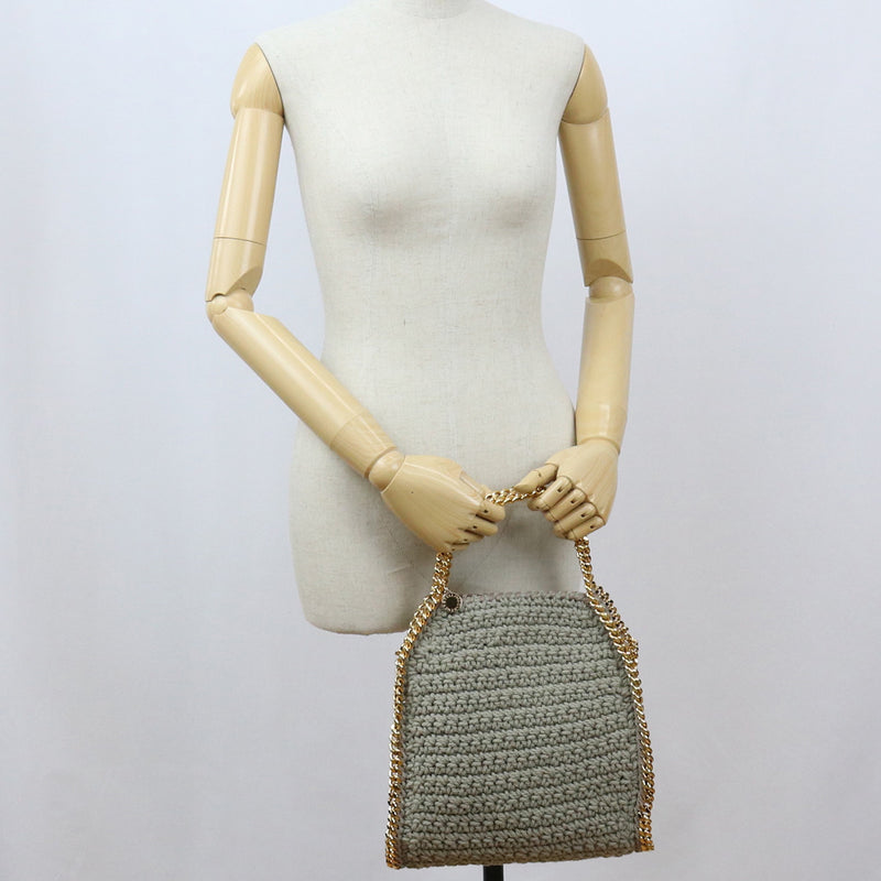 Stella McCartney Falabella Cotton Chain Tote Bag - Grey 
