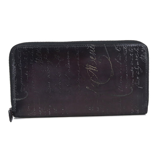 Berluti Zip Around Long Wallet / Venezia Calf Leather Men's