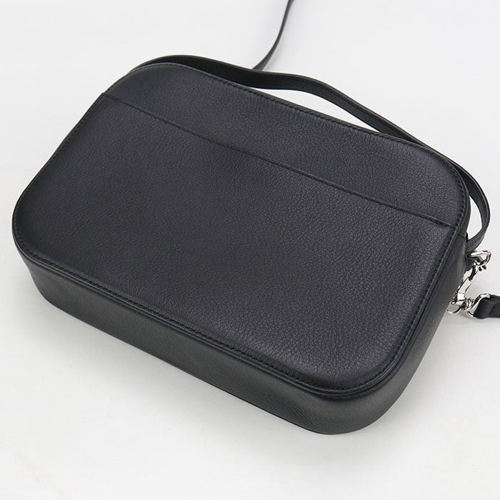 BALENCIAGA Everyday Camera Bag Leather Shoulder Bag - Black