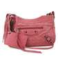 BALENCIAGA The Hip Leather Shoulder Bag - Pink