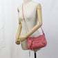 BALENCIAGA The Hip Leather Shoulder Bag - Pink