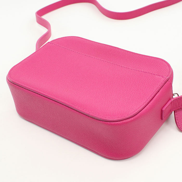 BALENCIAGA Ville Camera Bag Leather Shoulder Bag - Pink