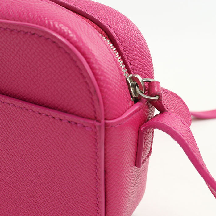BALENCIAGA Ville Camera Bag Leather Shoulder Bag - Pink