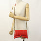 BALENCIAGA Hourglass Leather Chain Shoulder Bag - Red