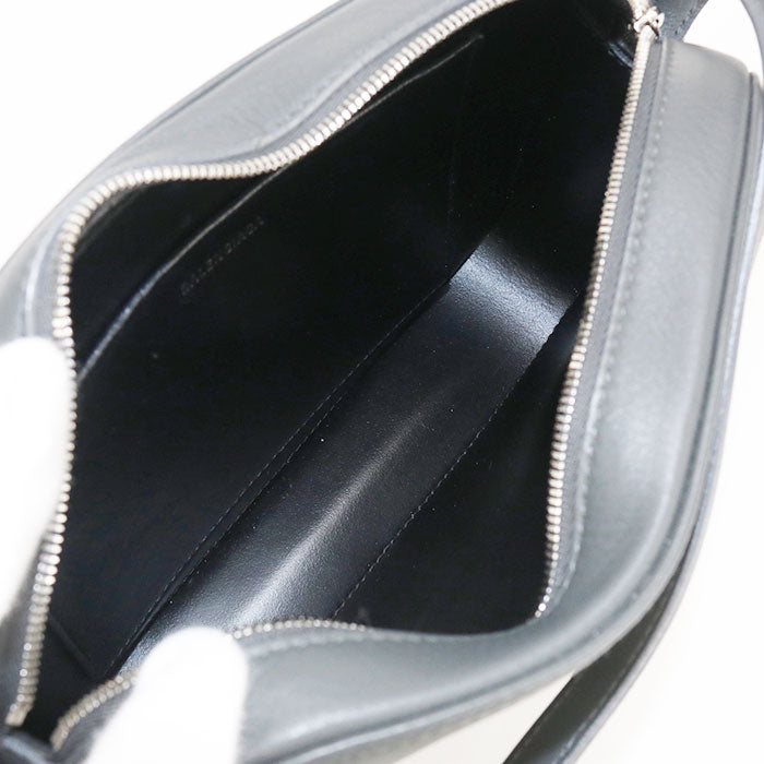 BALENCIAGA エブリデイ カメラバッグ S レザー ショルダーバッグ - ブラック