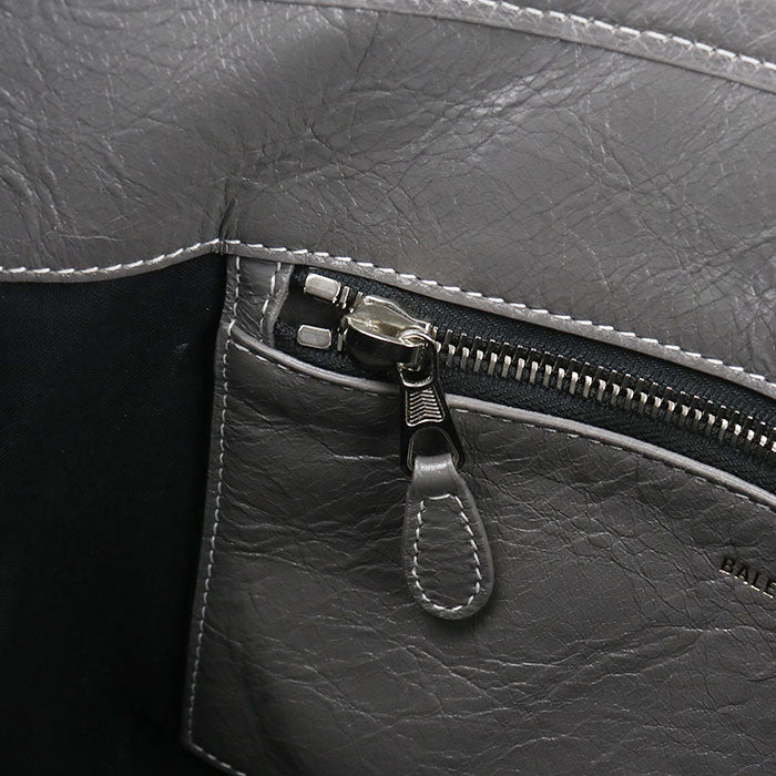 BALENCIAGA Barbes Small Leather Tote/Shoulder Bag - Grey
