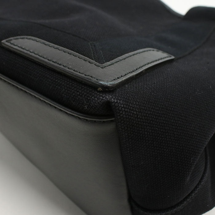 BALENCIAGA Navy Cabas S Canvas Tote Bag - Black