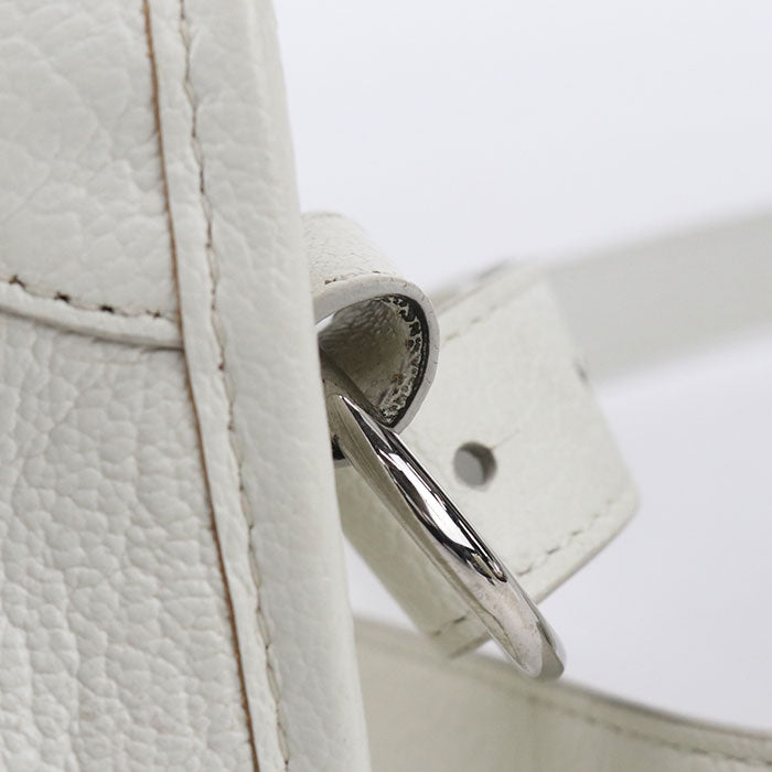 BALENCIAGA ル シティ ミニ ラムスキン ハンドバッグ ショルダーバッグ - ホワイト
