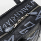 BALENCIAGA Bazaar Shopper XS Graffiti Lambskin Tote/Shoulder Bag - Black
