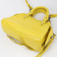 BALENCIAGA Neo Classic Mini City Leather Handbag/Shoulder Bag - Yellow