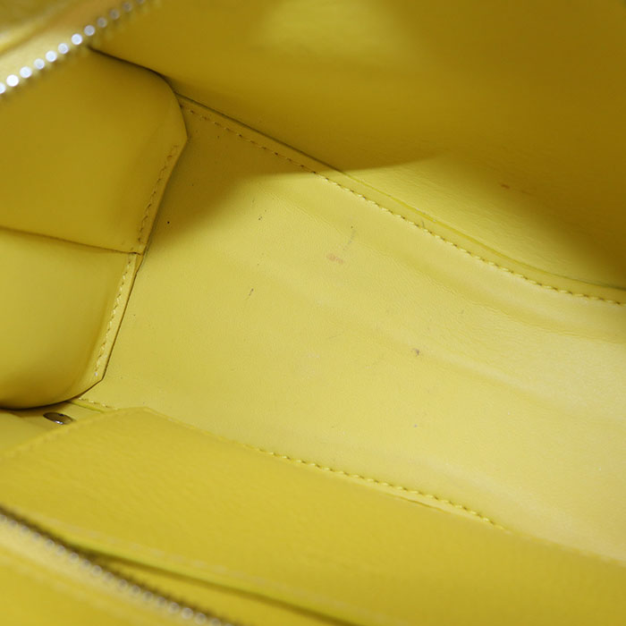 BALENCIAGA Neo Classic Mini City Leather Handbag/Shoulder Bag - Yellow