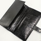 BOTTEGA VENETA Intrecciato Leather Bi-fold Long Wallet - Black 