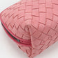 BOTTEGA VENETA Intrecciato Leather Pouch - Pink