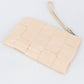 BOTTEGA VENETA Maxi Intrecciato Leather Clutch Bag - Beige