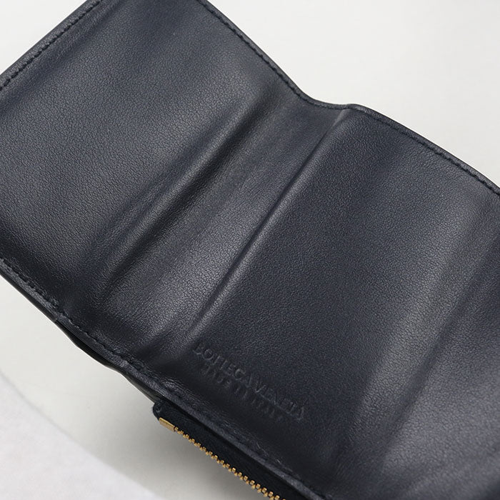 BOTTEGA VENETA【ボッテガ・ヴェネタ】 イントレチャート 三折財布 レザー レディース