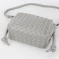BOTTEGA VENETA Intrecciato Candy Loop Camera Bag Lambskin Shoulder Bag - Grey
