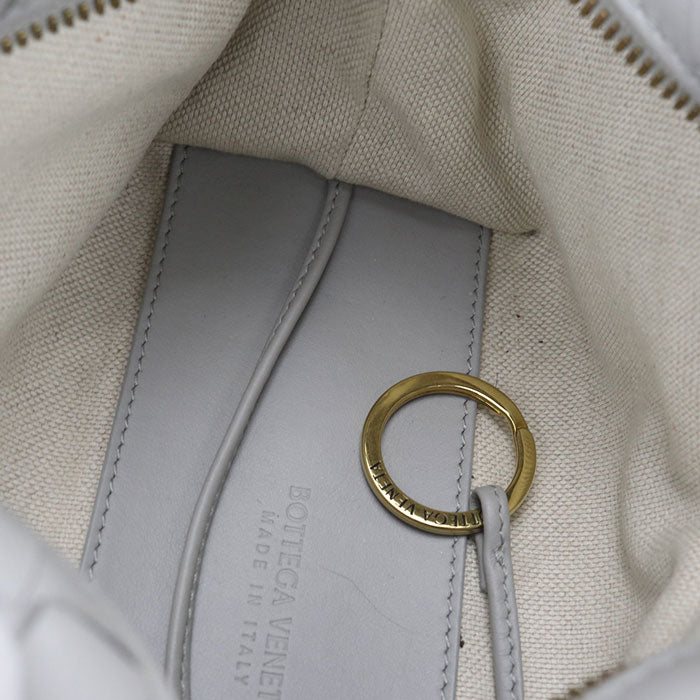 BOTTEGA VENETA Intrecciato Candy Loop Camera Bag Lambskin Shoulder Bag - Grey