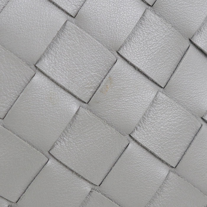 BOTTEGA VENETA Intrecciato Candy Loop Camera Bag Lambskin Shoulder Bag - Grey