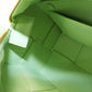 BOTTEGA VENETA Intrecciato Small Brick Cassette Lambskin Handbag - Green
