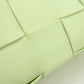 BOTTEGA VENETA Intrecciato Small Brick Cassette Lambskin Handbag - Green
