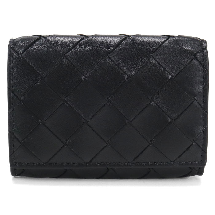 BOTTEGA VENETA ボッテガ・ヴェネタ ビジネス カードケース イントレチャート 名刺入れ ラムスキン【中古】