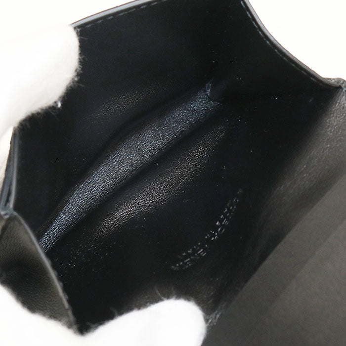 BOTTEGA VENETA ボッテガ・ヴェネタ ビジネス カードケース イントレチャート 名刺入れ ラムスキン【中古】