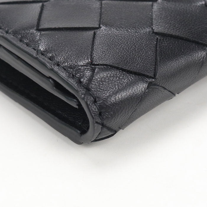BOTTEGA VENETA ボッテガ・ヴェネタ ビジネス カードケース イントレチャート 名刺入れ ラムスキン【中古】