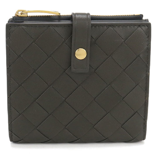 BOTTEGA VENETA【ボッテガ・ヴェネタ】 イントレチャート 二つ折り財布 ラムスキン