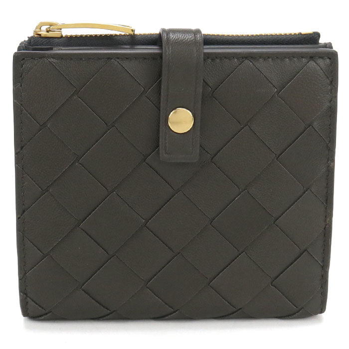 BOTTEGA VENETA【ボッテガ・ヴェネタ】 イントレチャート 二つ折り財布 ラムスキン