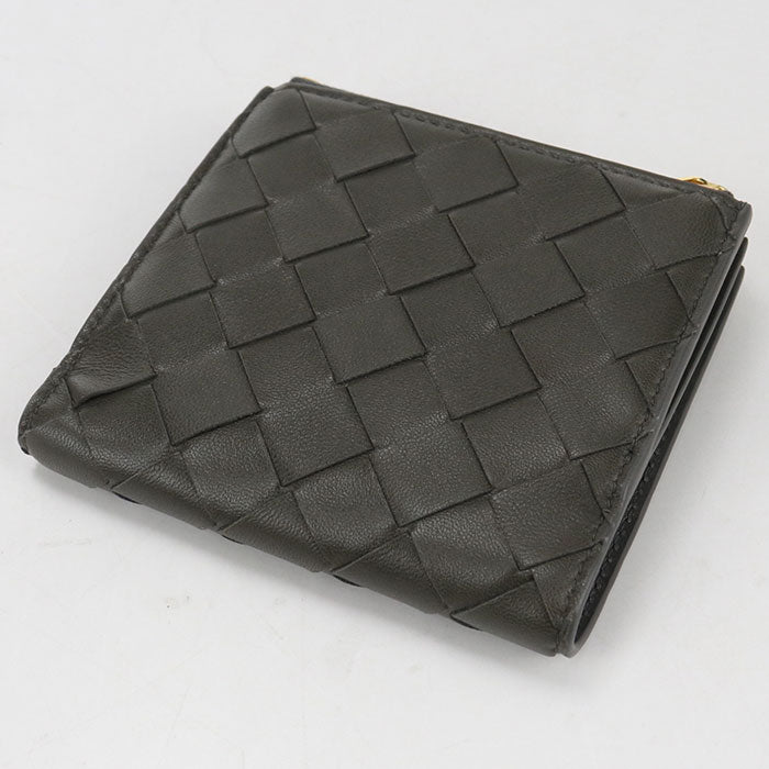 BOTTEGA VENETA【ボッテガ・ヴェネタ】 イントレチャート 二つ折り財布 ラムスキン