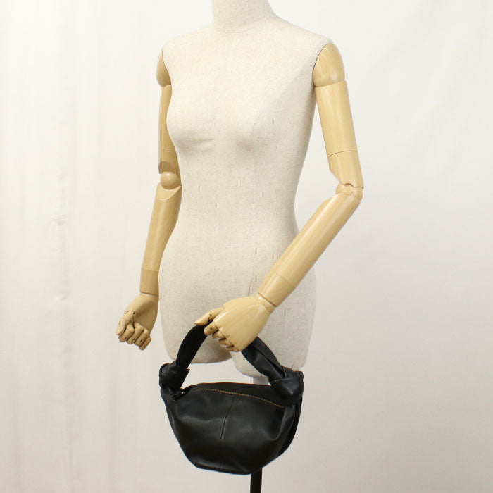 BOTTEGA VENETA【ボッテガ・ヴェネタ】 629635 ミニ ダブルノット ハンドバッグ レザー レディース