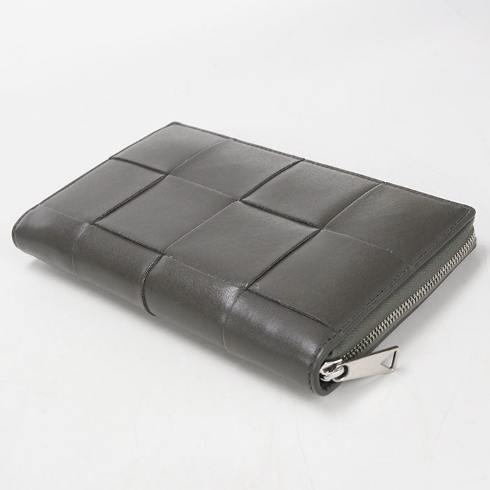 BOTTEGA VENETA【ボッテガ・ヴェネタ】 814649 ジップアラウンドウォレット カセット 長財布ラウンドファスナー カーフ レディース
